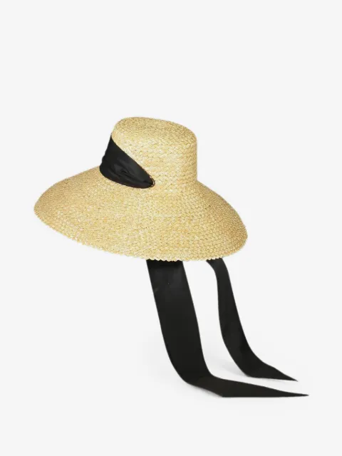 Eugenia Kim Mirabel ribbon-trim hat