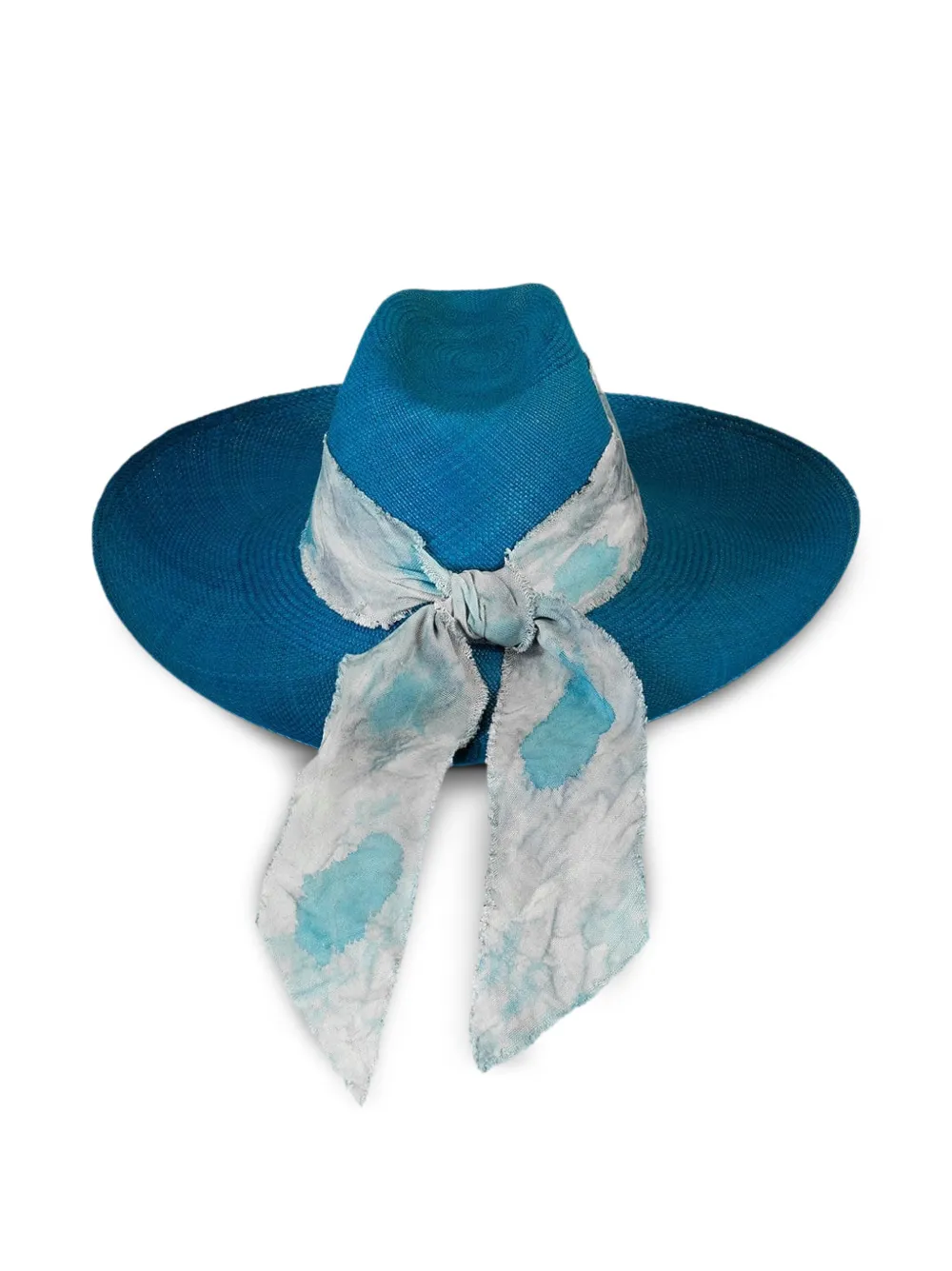Artesands Clasico E wide-brim hat - Blu