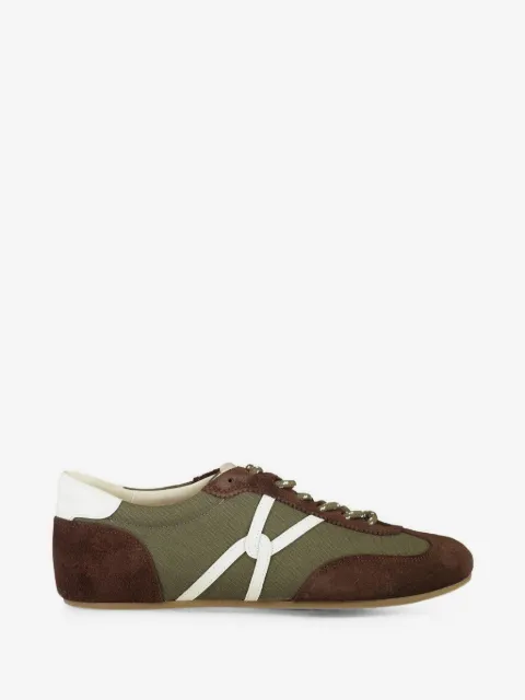 Veronica Beard Riviera suede-panel sneakers