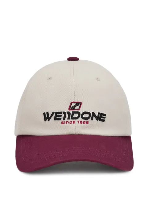 We11done gorra de béisbol con logo bordado