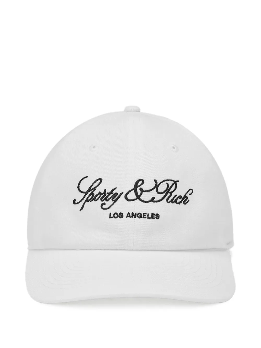 Sporty & Rich logo-embroidered baseball cap · One Size