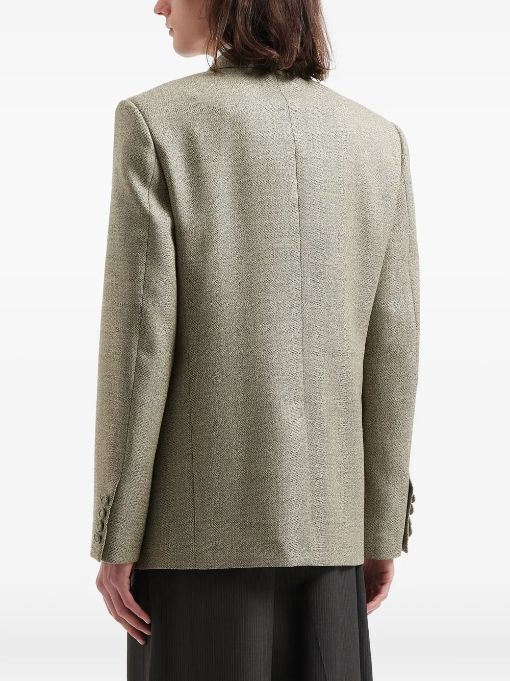 Valentino Garavani Jack met dubbele rij knopen Beige