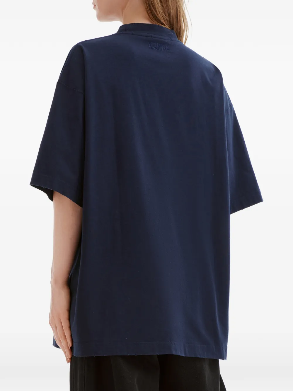 VETEMENTS T-shirt met grafische print Blauw