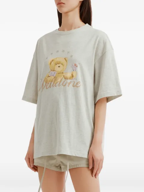 We11done bear-print T-shirt