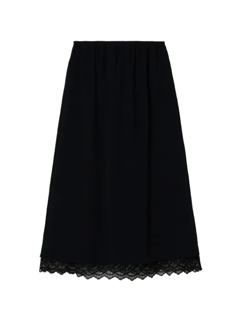 Simone Rocha lace-trim mid skirt