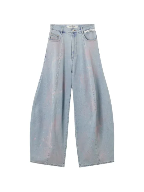 Kimhekim Jeans con effetto spray