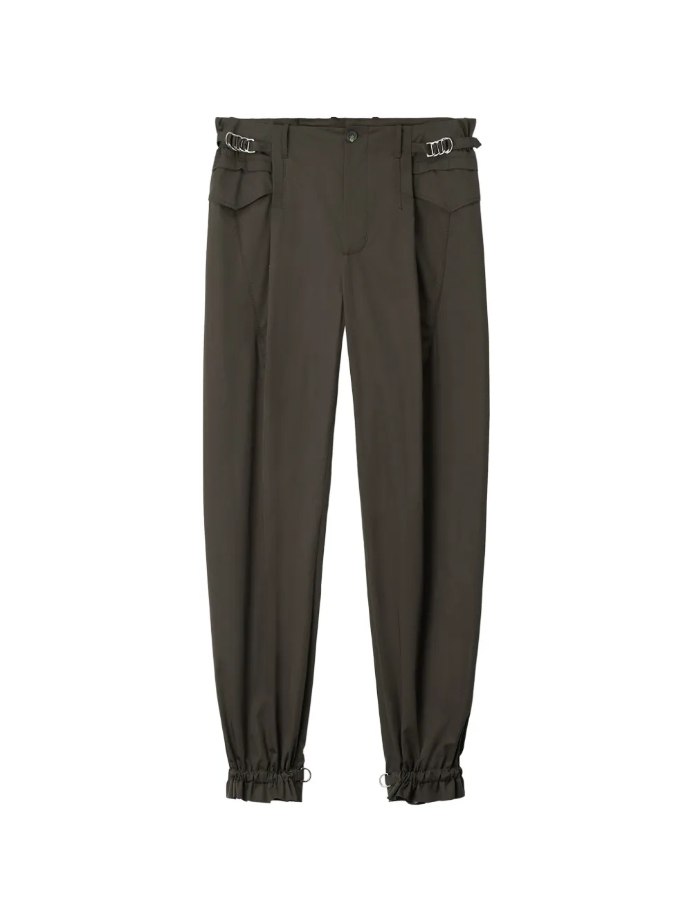 Kiko Kostadinov Pantaloni con fibbia - Marrone