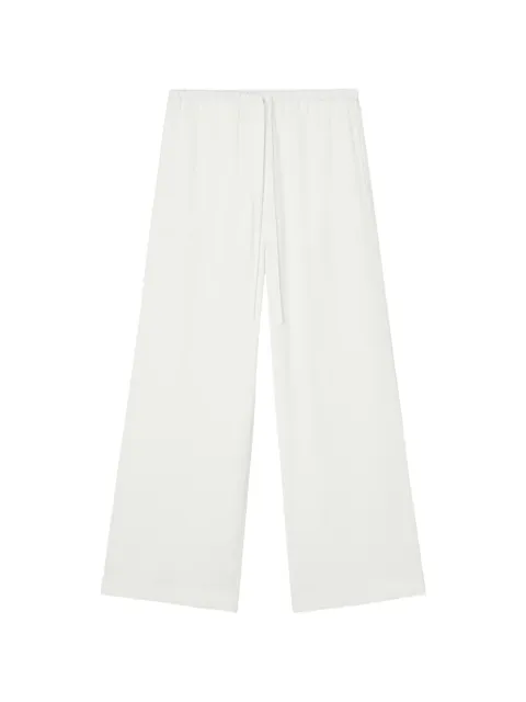 TOTEME pantalones anchos con cordones en la pretina