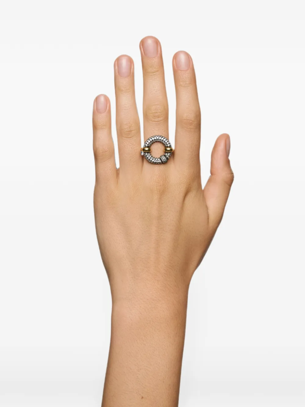 Poche Paris Harmony crystal ring - Gold