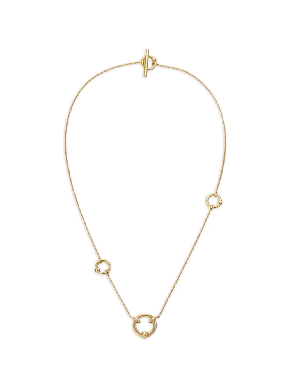Poche Paris Harmony ring-detail necklace - Oro