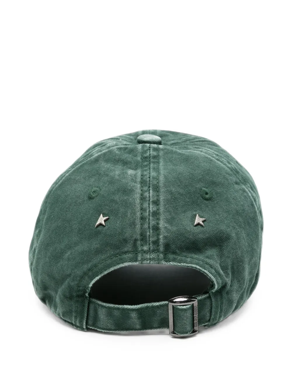 Golden Goose Honkbalpet met geborduurd logo Groen