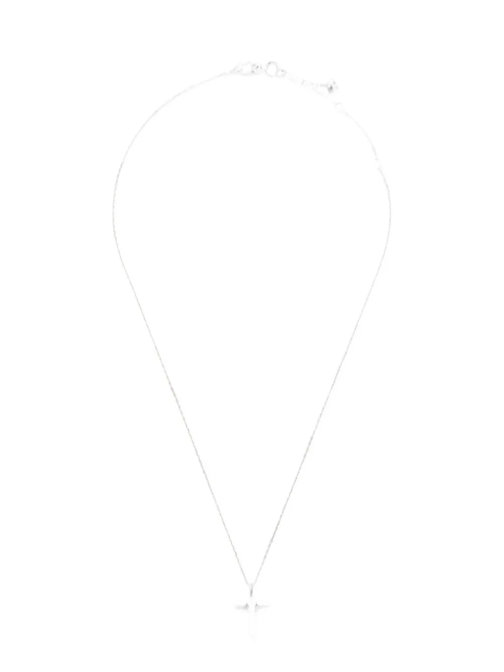 Roberto Coin diamond cross necklace - Silber