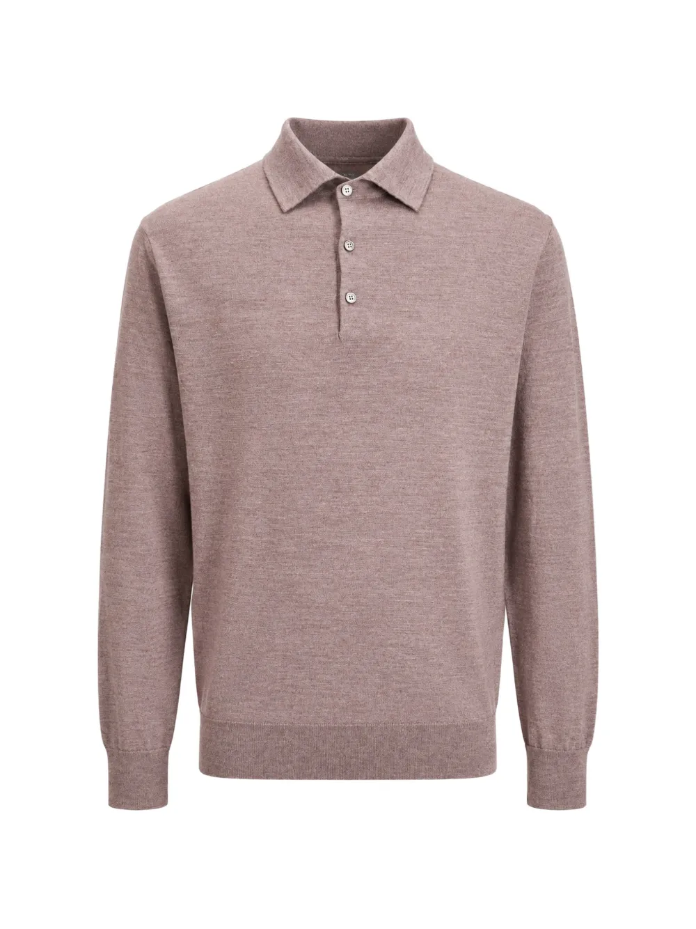 Paul & Shark long-sleeve wool polo shirt - Rosa
