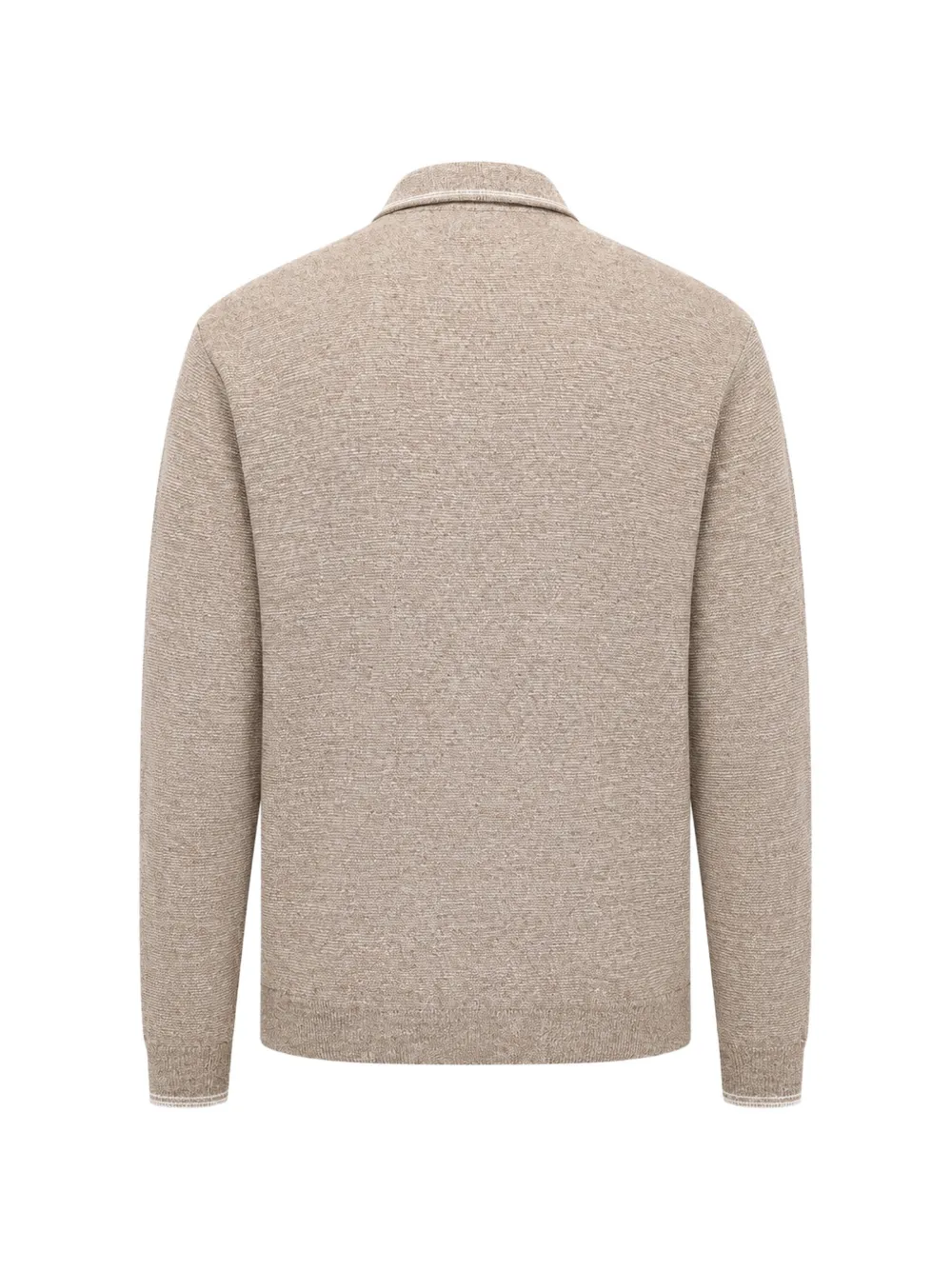Paul & Shark Fijngebreid T-shirt met lange mouwen Beige