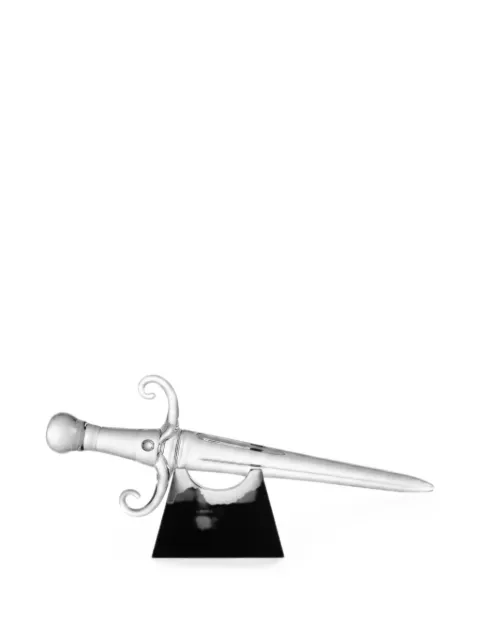 COLLEVILCA scimitar-design crystal statue