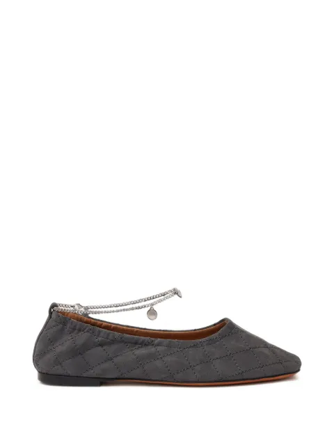 Stella McCartney bailarinas acolchadas con cadena