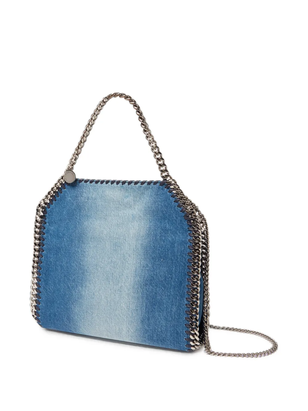 Stella McCartney Falabella denim mini-shopper Blauw