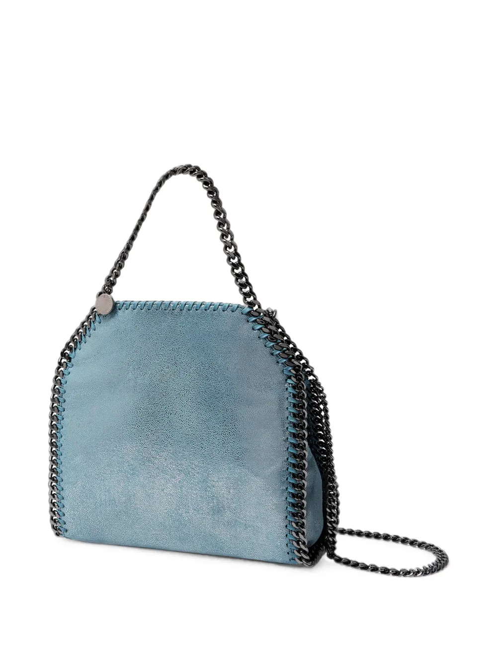 Stella McCartney Falabella iriserende mini-shopper Blauw