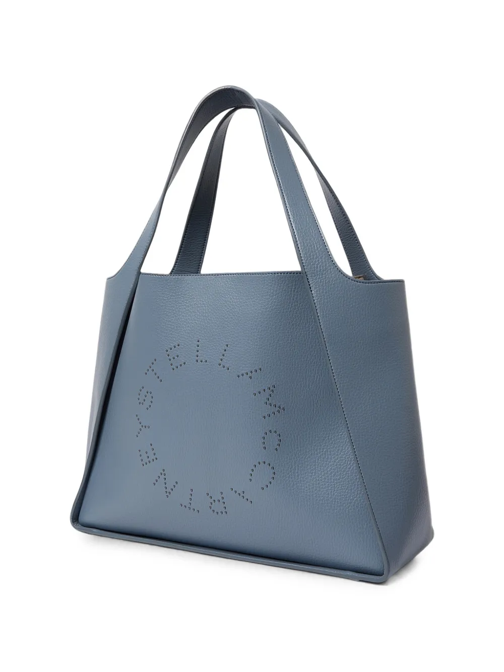 Stella McCartney Shopper met logo Blauw