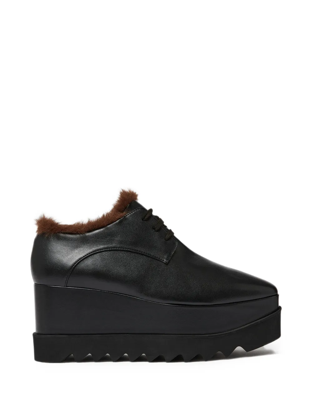 Stella McCartney Elyse faux-fur lace-up shoes