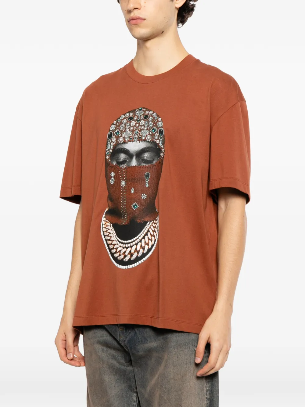 Ih Nom Uh Nit T-shirt met grafische print Oranje