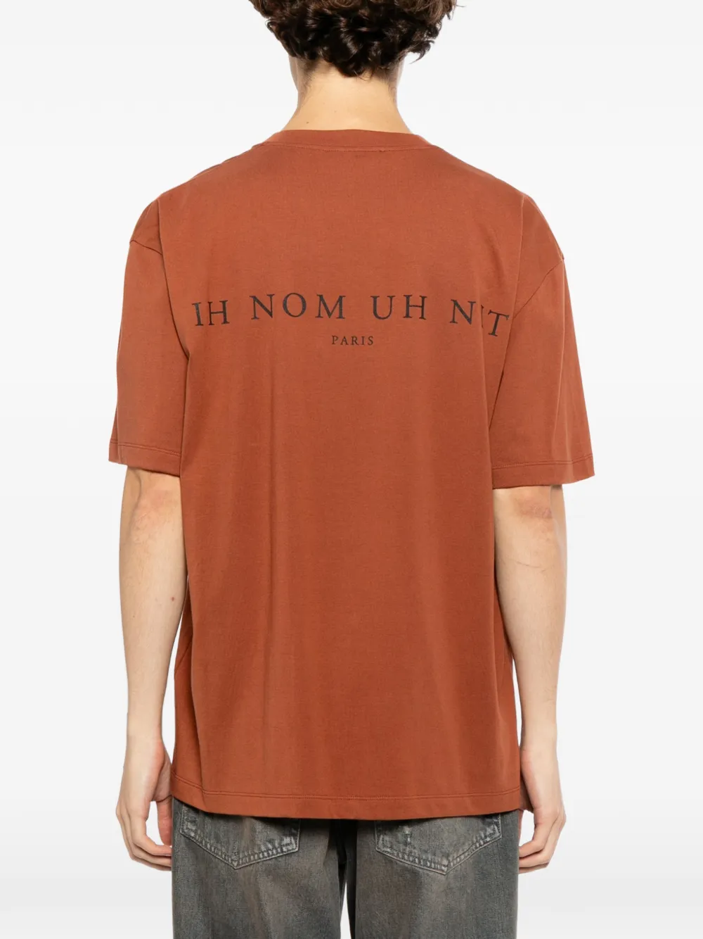 Ih Nom Uh Nit T-shirt met grafische print Oranje