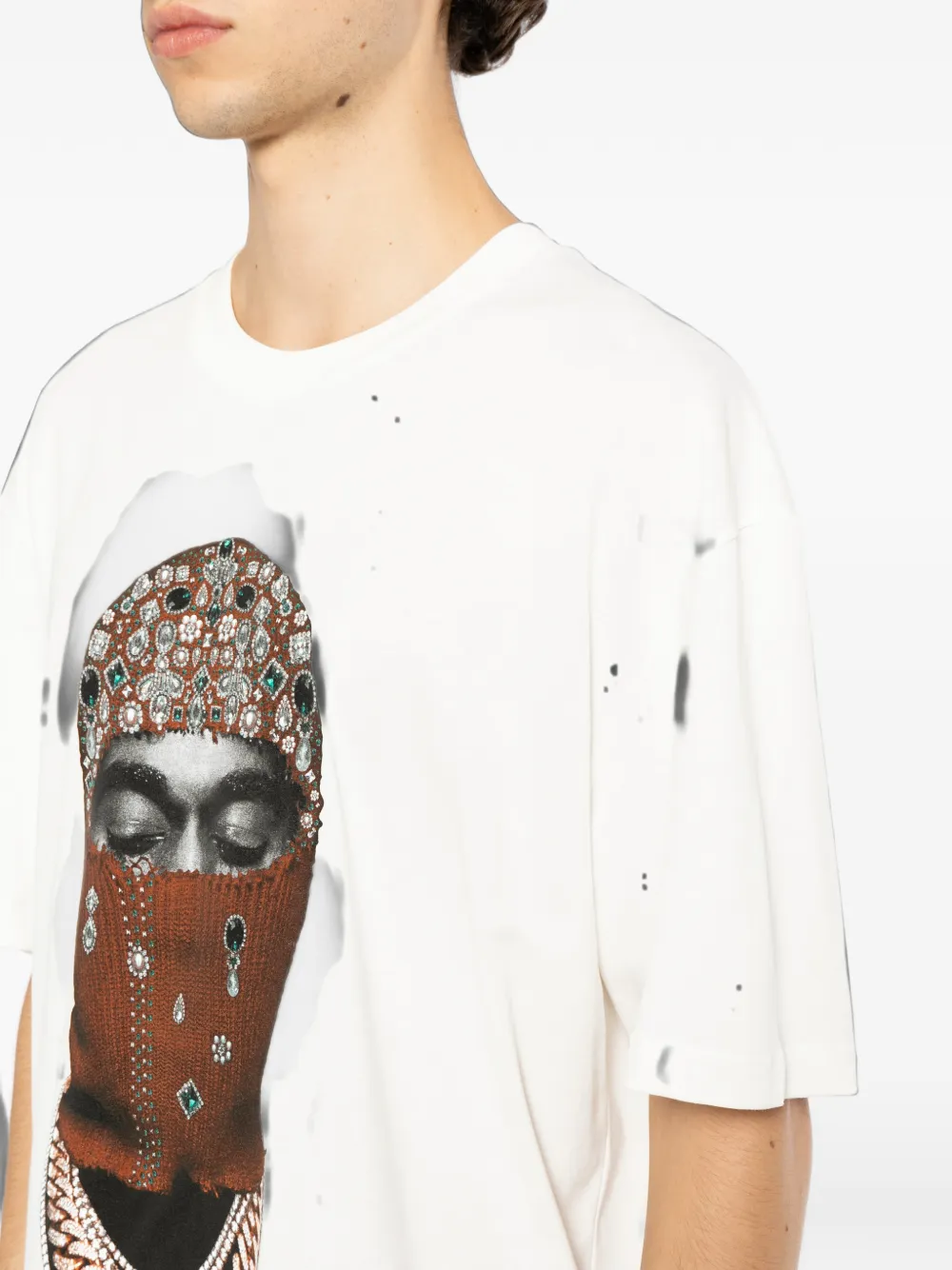 Ih Nom Uh Nit T-shirt met grafische print Wit