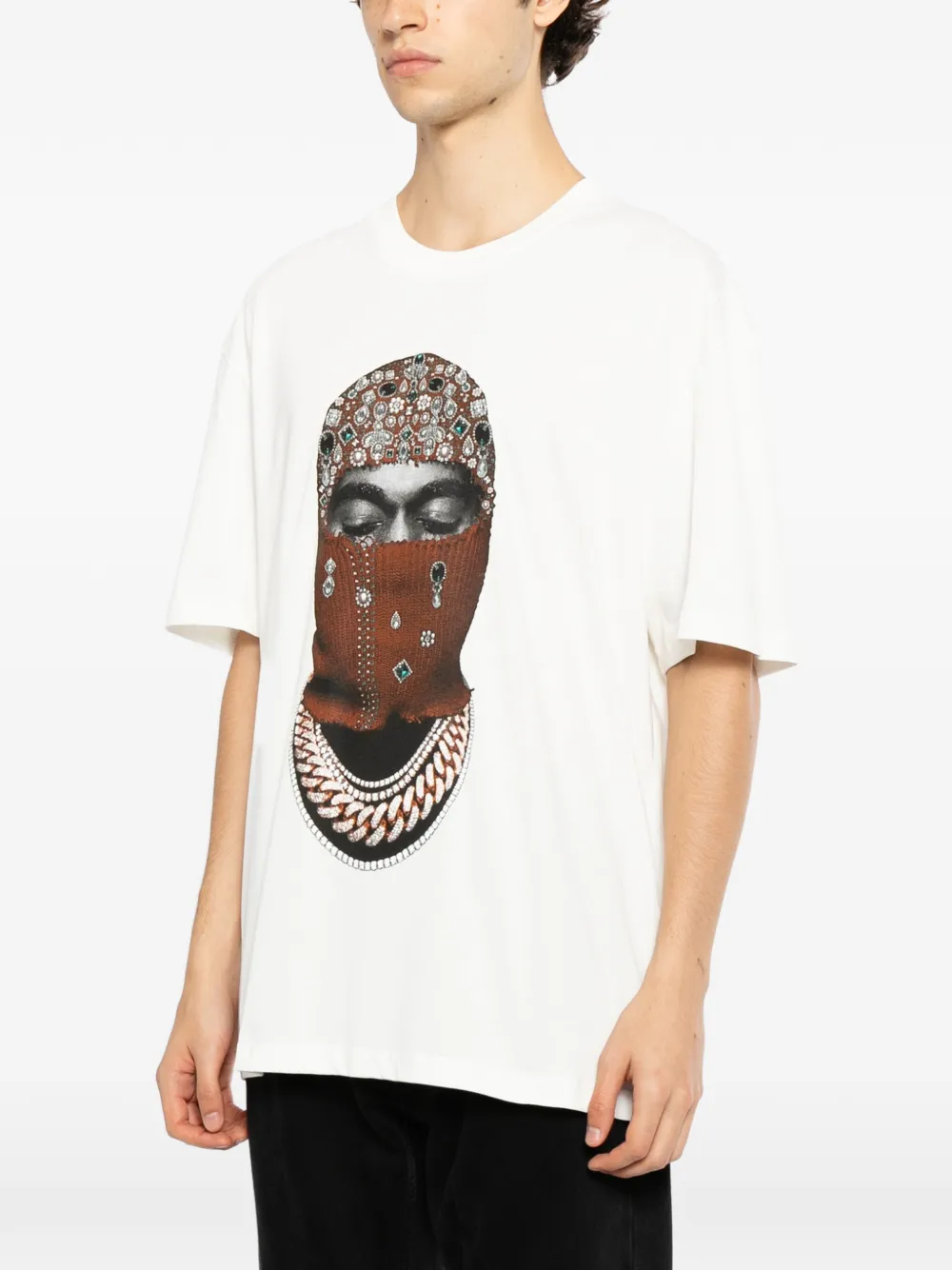 Ih Nom Uh Nit T-shirt met grafische print Wit