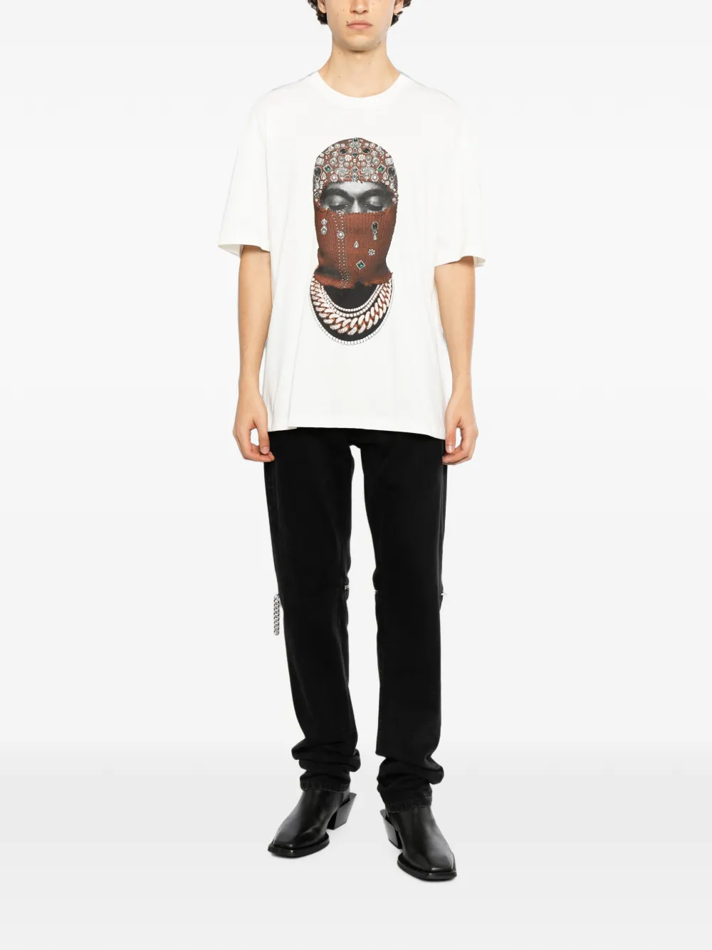 Ih Nom Uh Nit T-shirt met grafische print Wit