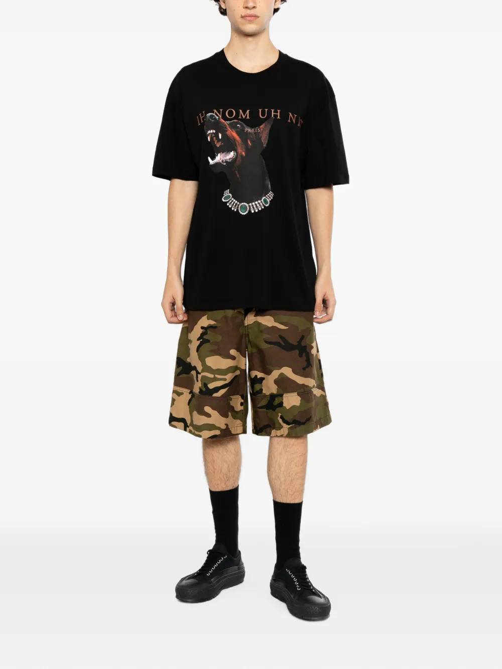 Ih Nom Uh Nit T-shirt met grafische print Zwart