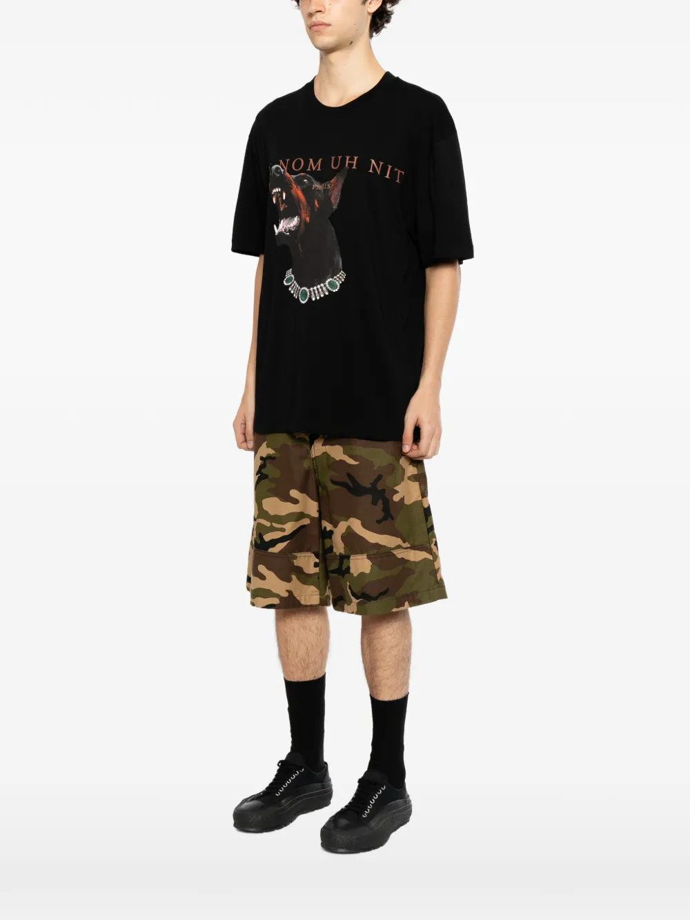 Ih Nom Uh Nit T-shirt met grafische print Zwart
