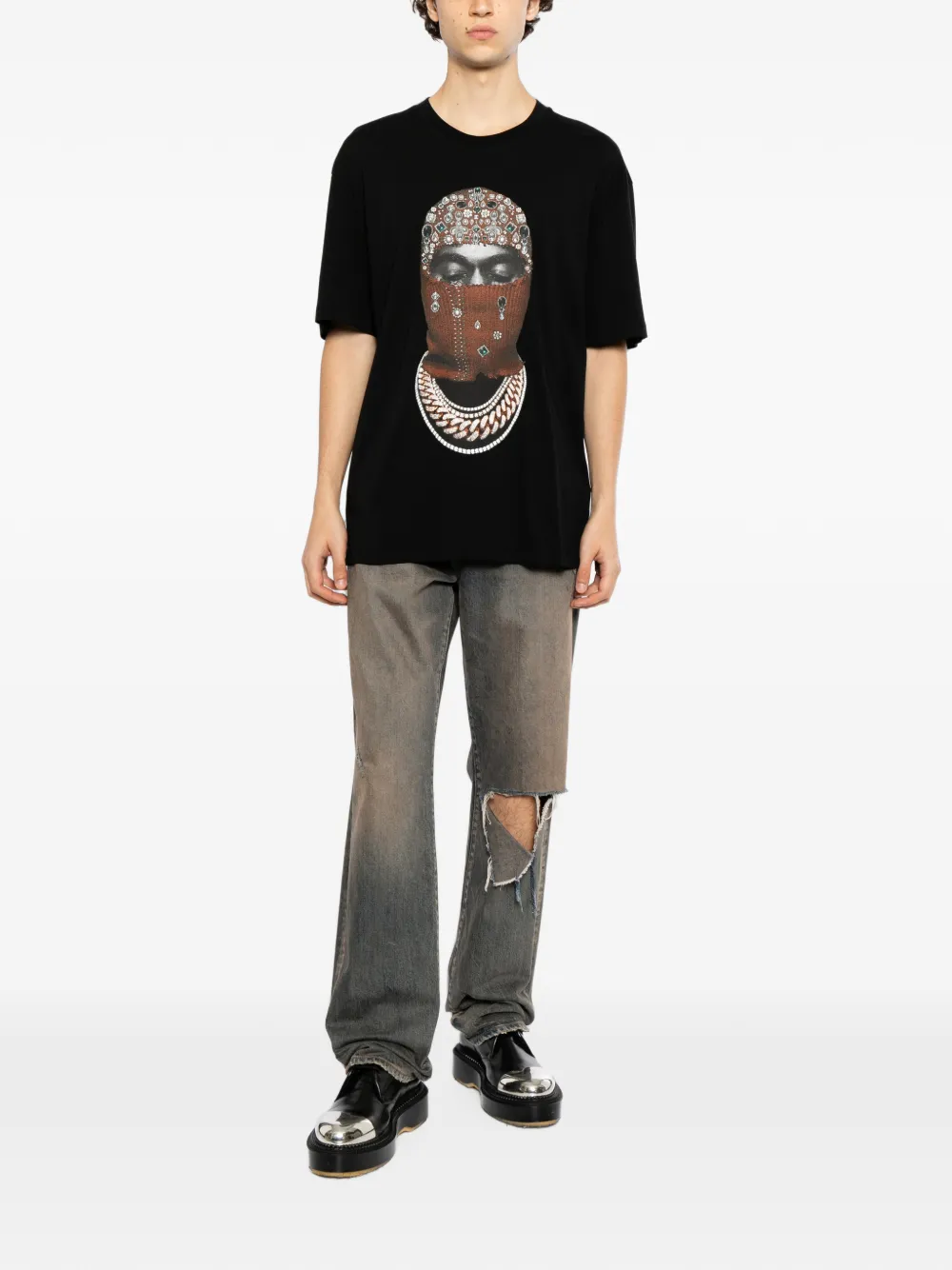 Ih Nom Uh Nit T-shirt met grafische print Zwart