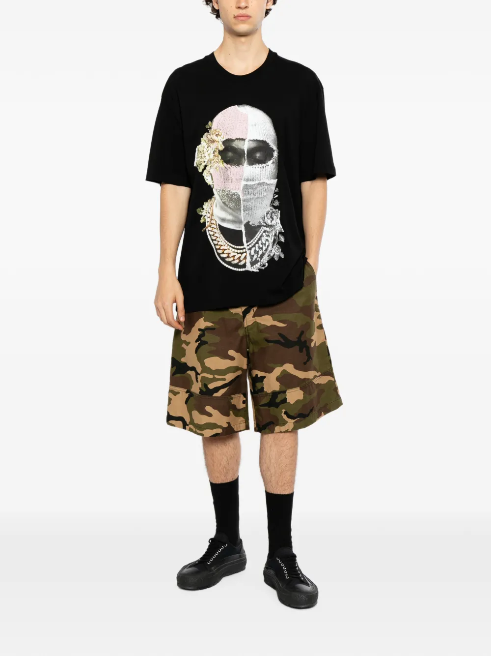 Ih Nom Uh Nit T-shirt met grafische print Zwart