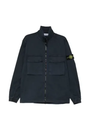 Stone Island コンパスバッジ ジャケット | ブルー | FARFETCH JP