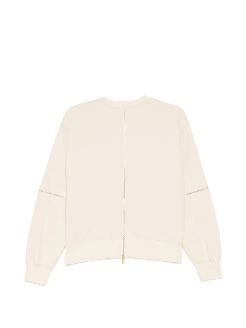 Undercover Trui verfraaid met kristallen en ritsdetail Beige