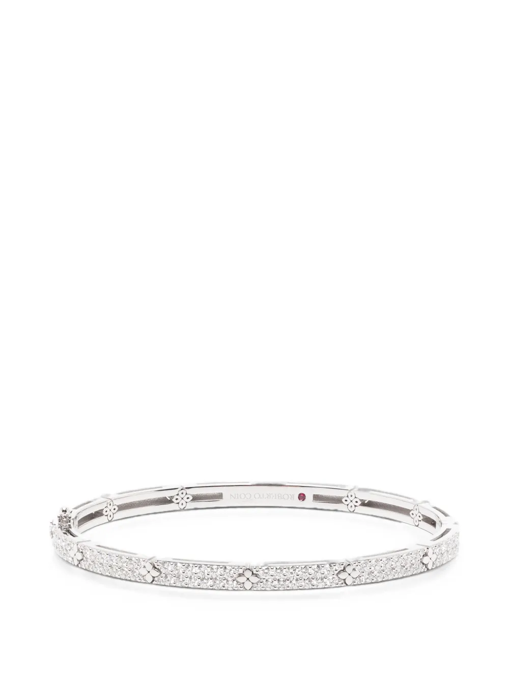 Roberto Coin diamond bangle - Silber