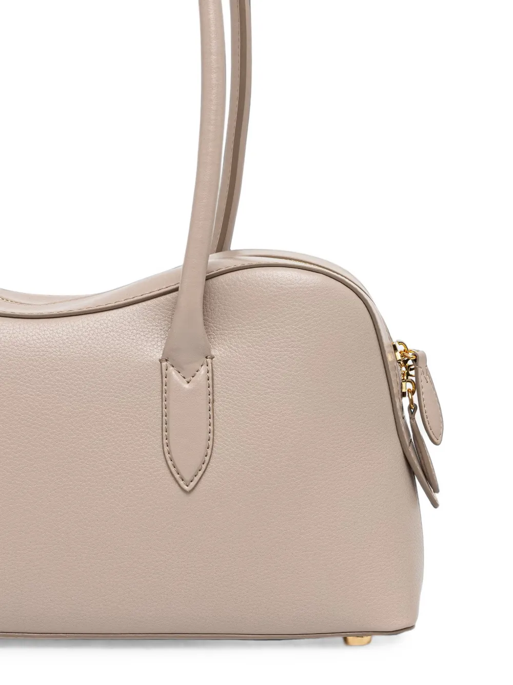 Stella McCartney padlock-detail grained tote bag Beige