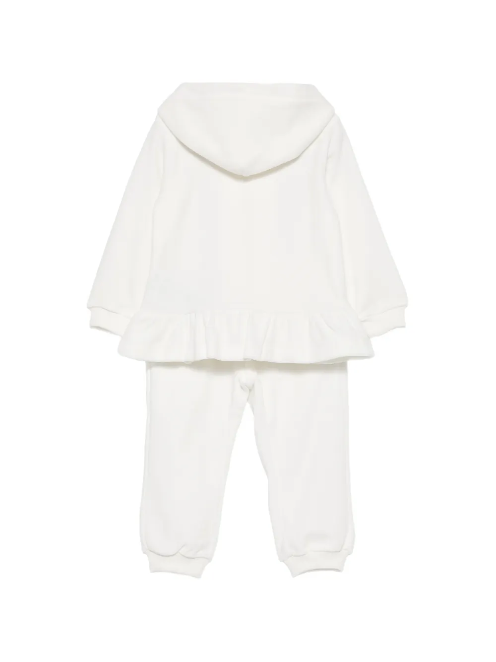 Moschino Kids Teddy Bear trainingspak met ruches Wit