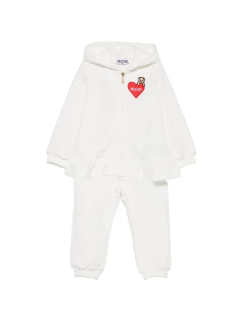 Moschino Kids Teddy Bear ruffled tracksuit