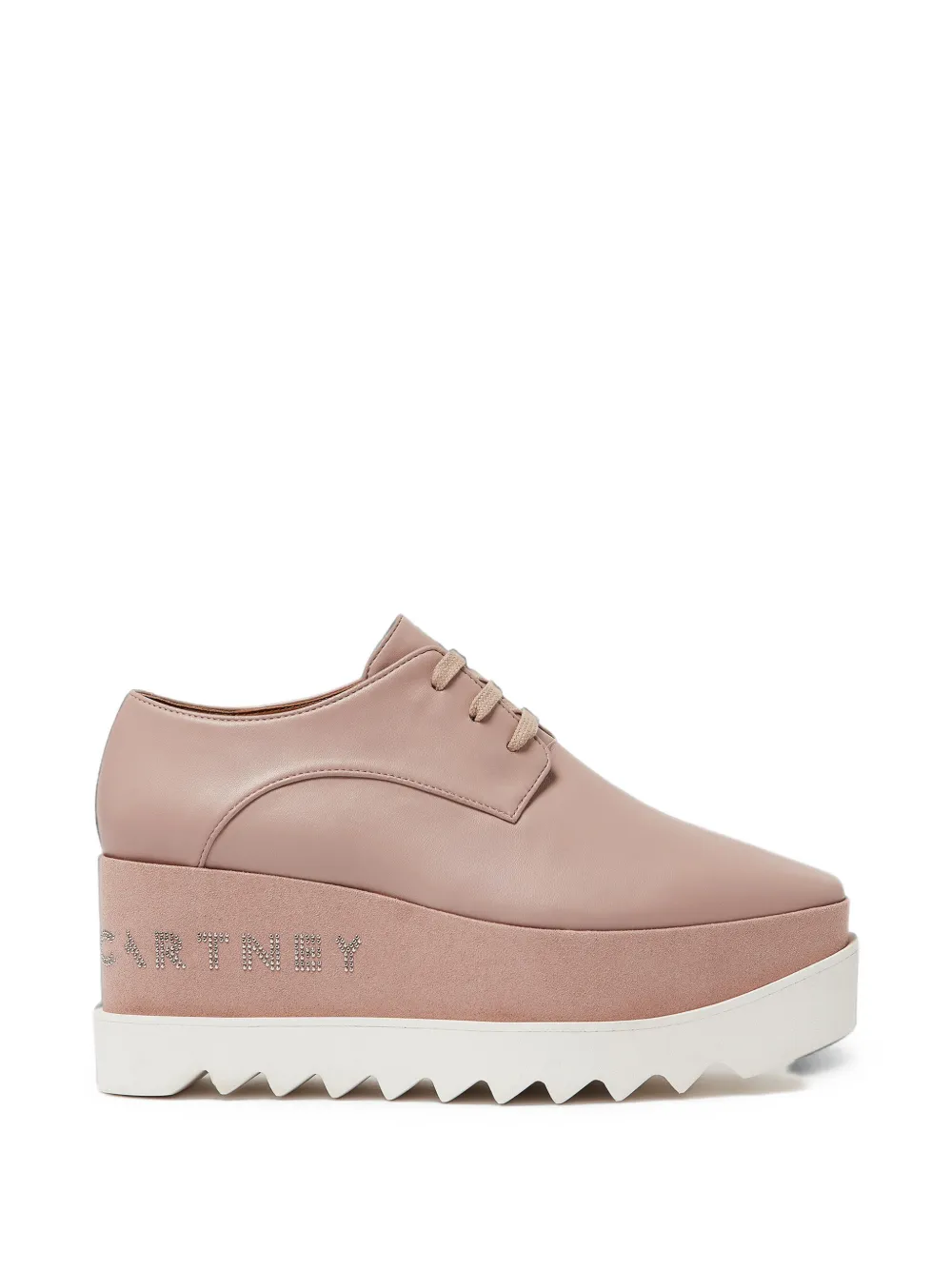 Stella McCartney Elyse logo platform shoes Roze