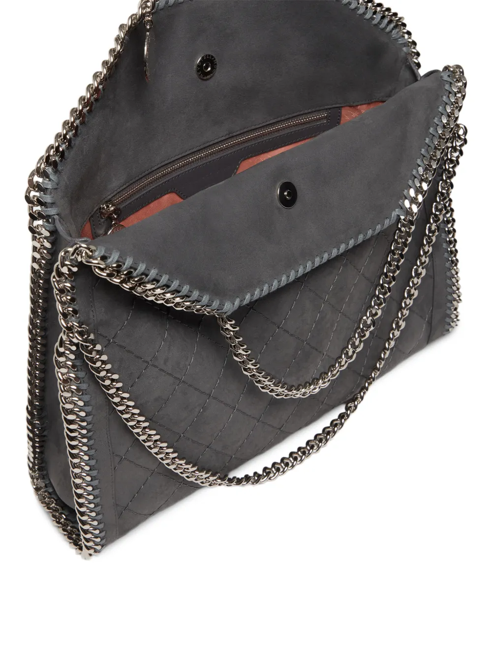 Stella McCartney Falabella gewatteerde shopper Grijs