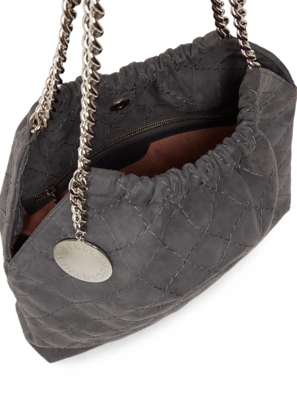 Stella McCartney Schoudertas met kettingband Grijs