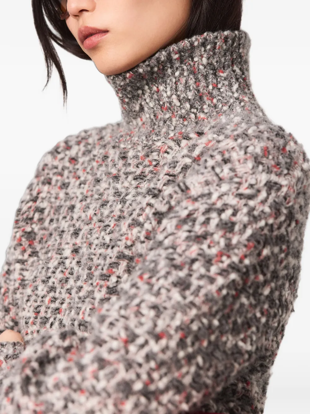 Stella McCartney Gebreide trui met textuur Grijs