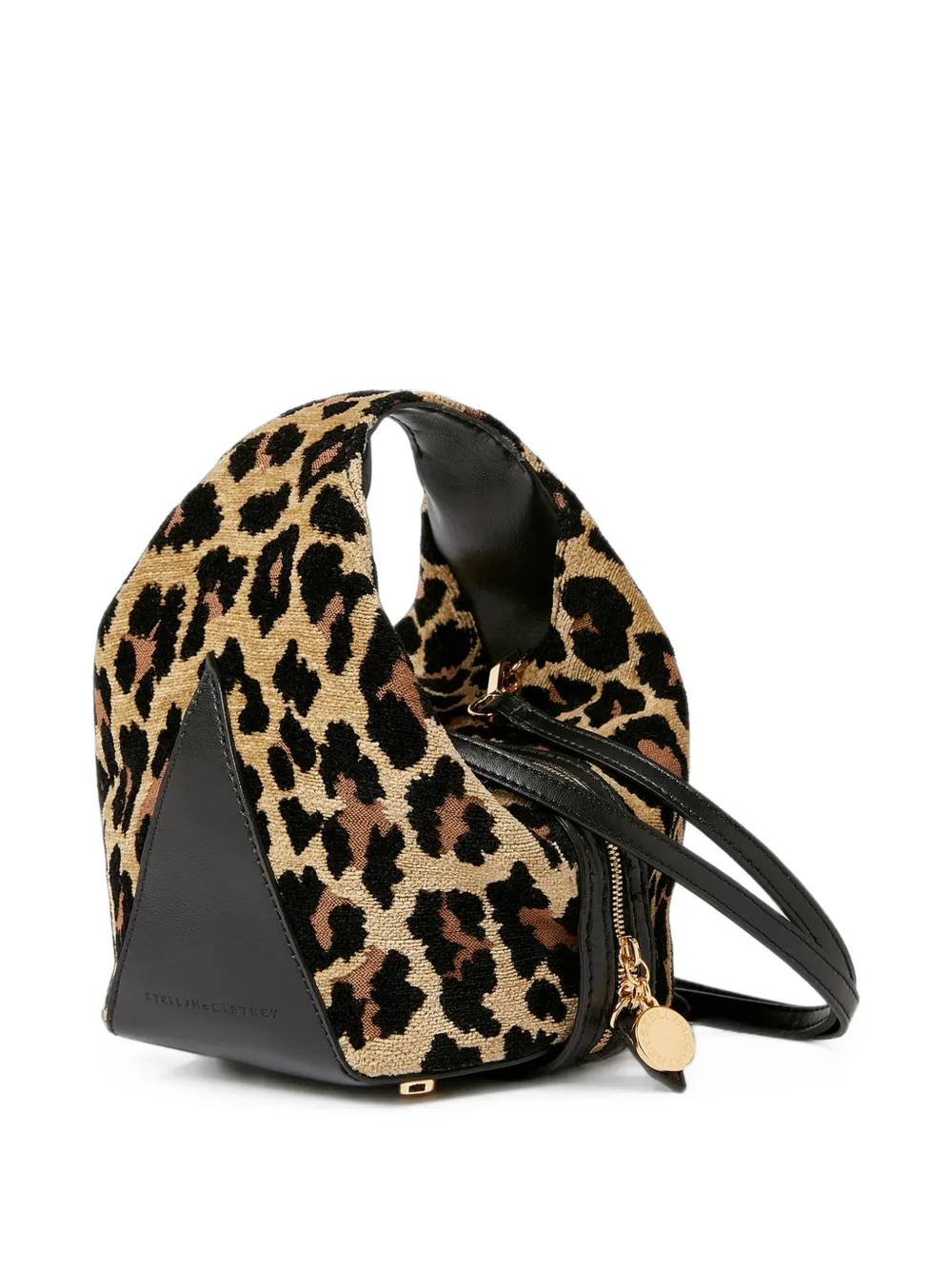 Stella McCartney Schoudertas met luipaardprint Beige