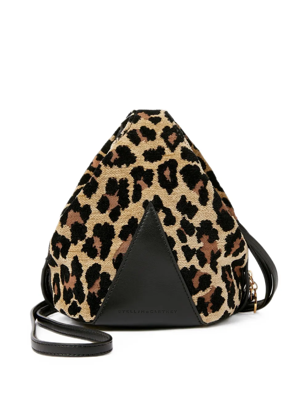 Stella McCartney Schoudertas met luipaardprint Beige