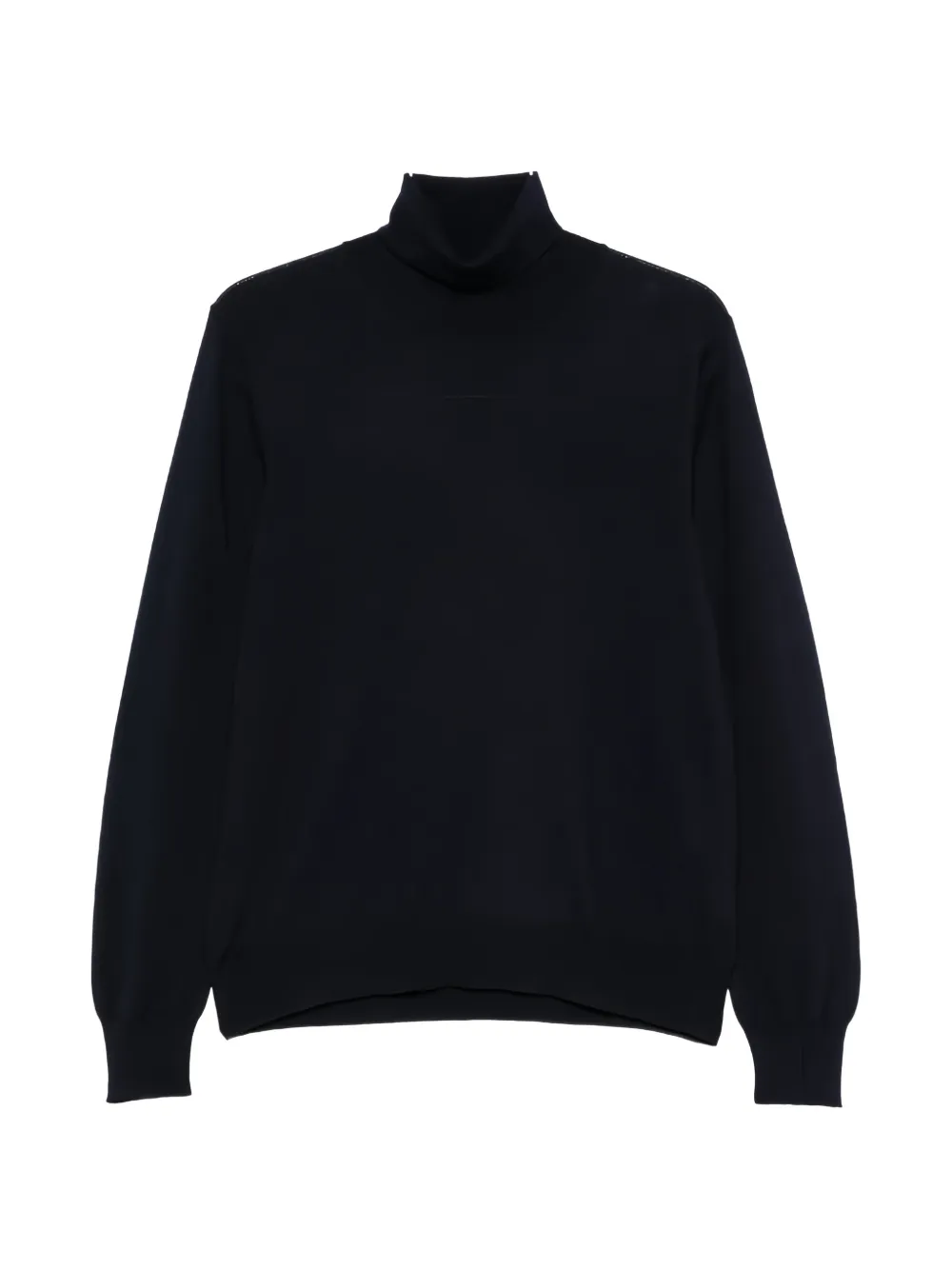 Tagliatore pull en laine à col roulé - Bleu Tagliatore pull en laine à col roulé - Bleu