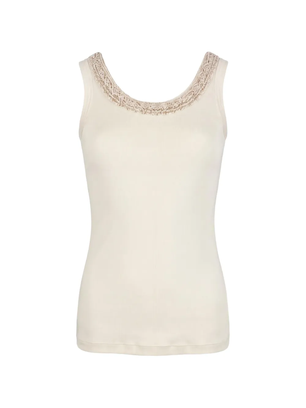Fabiana Filippi bead-embellished tank top - Toni neutri