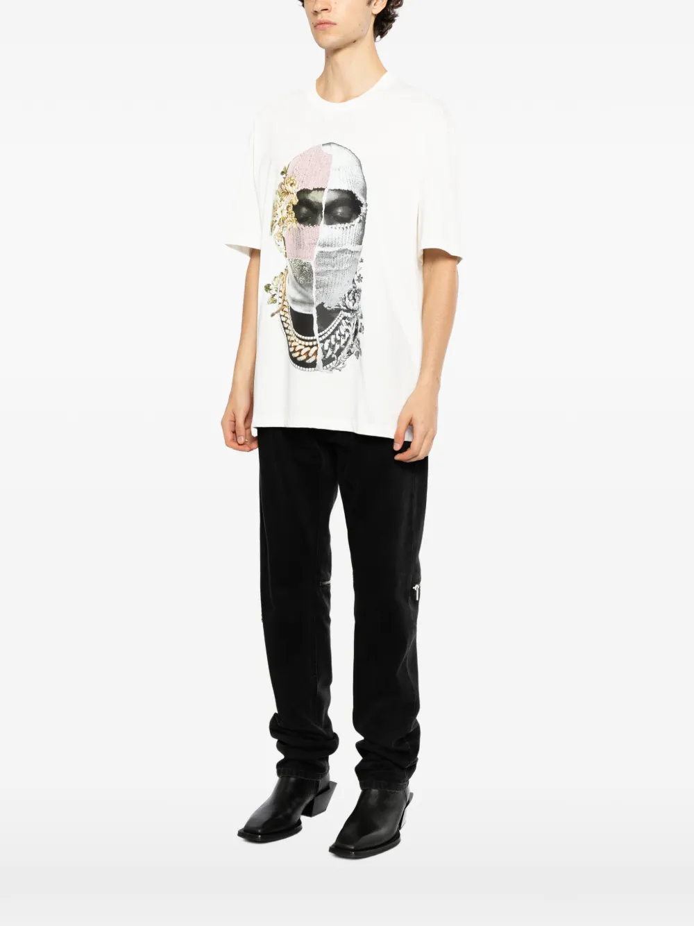 Ih Nom Uh Nit T-shirt met grafische print Wit