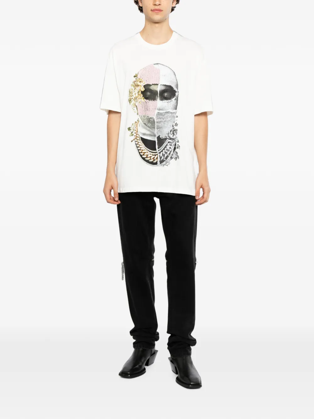 Ih Nom Uh Nit T-shirt met grafische print Wit