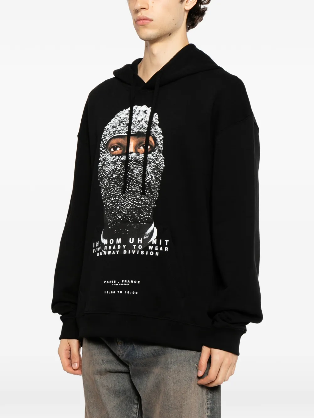 Ih Nom Uh Nit Hoodie met print Zwart